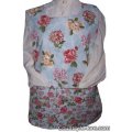 water color flower cobbler apron