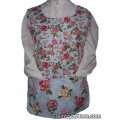 water color flower cobbler apron