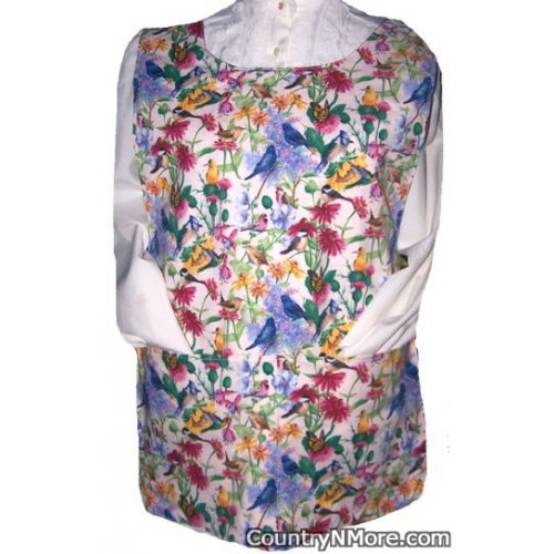 bird butterfly garden cobber apron