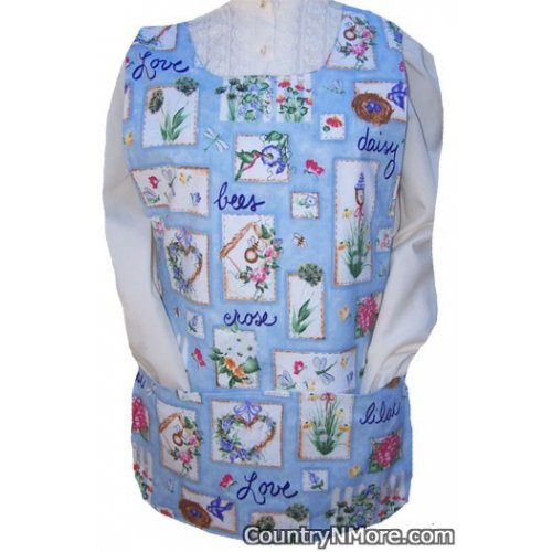 garden flower cobbler apron 933