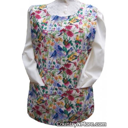 gorgeous bird garden cobbler apron