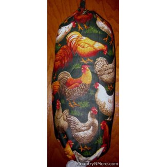 chicken grocery bag holder