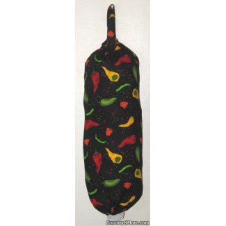 chili pepper grocery bag holder