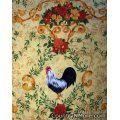 colorful rooster sunflower cobbler apron