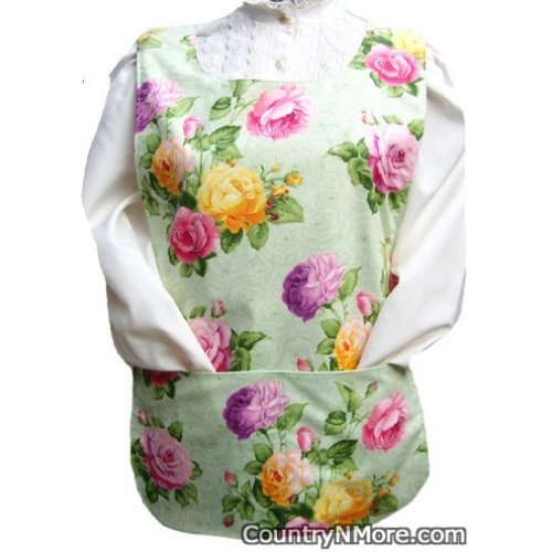 beautiful roses cobbler apron