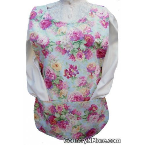 beautiful floral cobbler apron