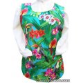 beautiful tropical birds cobbler apron