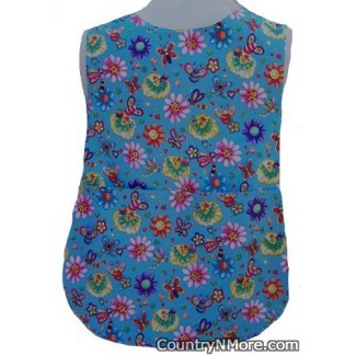 colorful sunny bugs toddler cobbler apron