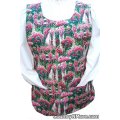 gorgeous bird garden floral cobbler apron