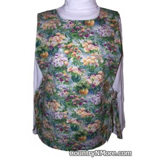 gorgeous garden rose cobbler apron