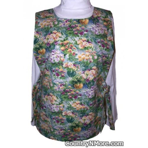 gorgeous garden rose cobbler apron