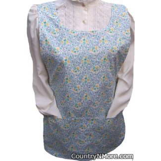 vintage feedsack flower cobbler apron