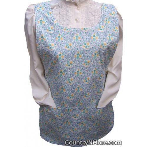 vintage feedsack flower cobbler apron