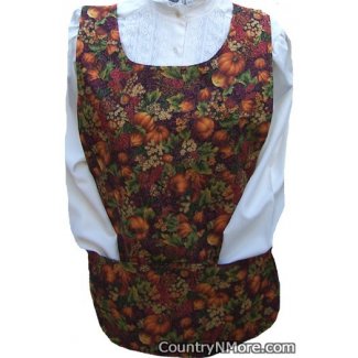 autumn harvest flower cobbler apron