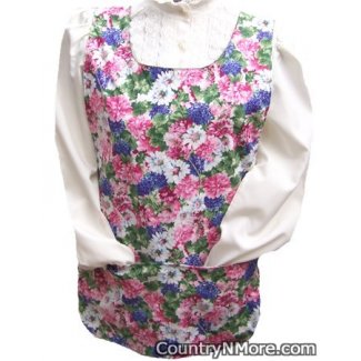 beautiful english garden floral cobbler apron