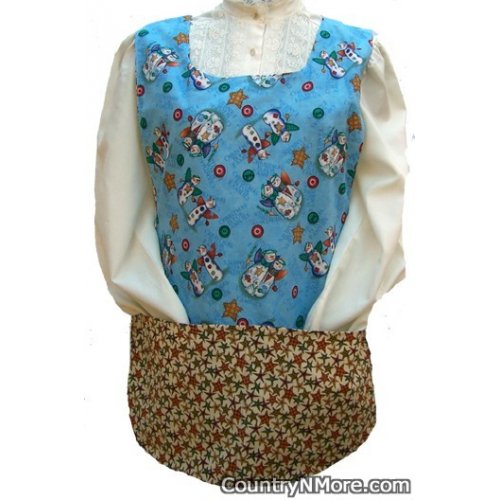 christmas holiday snowmen stars cobbler apron