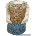 christmas holiday snowmen stars cobbler apron