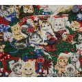 christmas kitties puppies cobbler apron