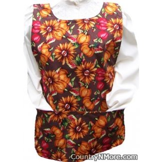 autumn harvest fall flower cobbler apron