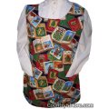 vintage winter christmas card cobbler apron