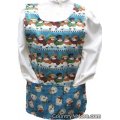 snowmen blue birds row cobbler apron