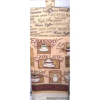 coffee break oven door towel