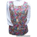 embroidered rose denim gorgeous floral cobbler apron