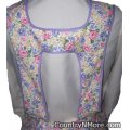 grandmas vintage floral apron plus size