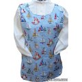 embroidered denim sailboat anchors cobbler apron