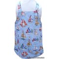embroidered sailboat anchor denim toddler bbq apron