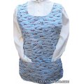 old fashioned winter town scene cobbler apron