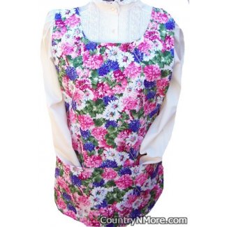 colorful flower butterfly cobbler apron