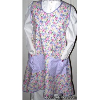 vintage slip over floral apron sizes 18 20