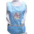 gorgeous floral gingham cobbler apron