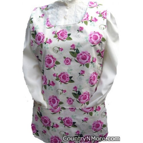 roses flowers cobbler apron