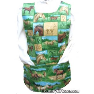 scenic horses cobbler apron