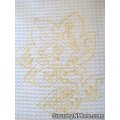 embroidered birdhouse retro flower oven door towel