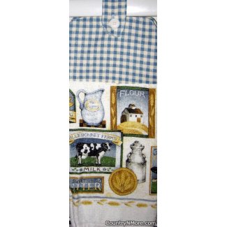 bluebonnet farm oven door towel