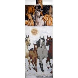 gorgeous horse oven door towel