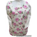 floral teapots birds roses cobbler apron