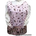 dogs polka dots pink cobbler apron