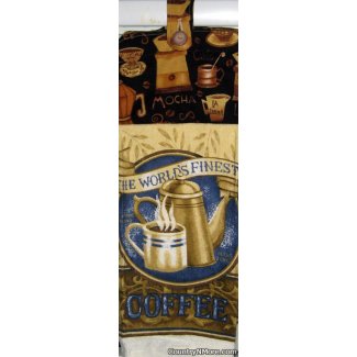 worlds finest coffee oven door towel 1387