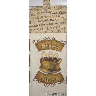 coffee shop 2 oven door towel