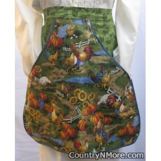 vintage country farm waist clothespin apron