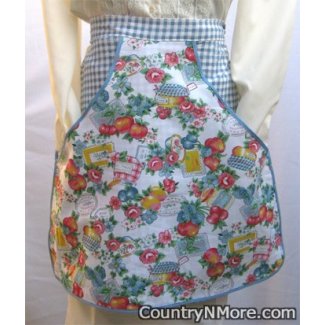 vintage fresh jam waist apron