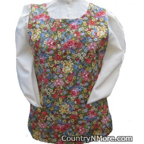 beautiful wild flower cobbler apron