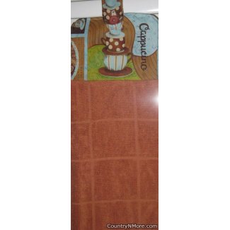 cappuccino 2 oven door towel
