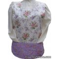 lilacs roses cobbler apron