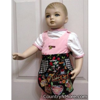 bloom planted girls waist apron small