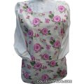 pink roses cobbler apron